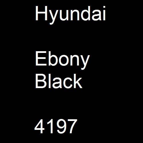 Hyundai, Ebony Black, 4197.